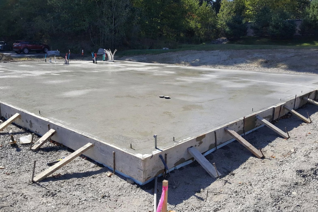 Slab foundation building in Springdale, AR